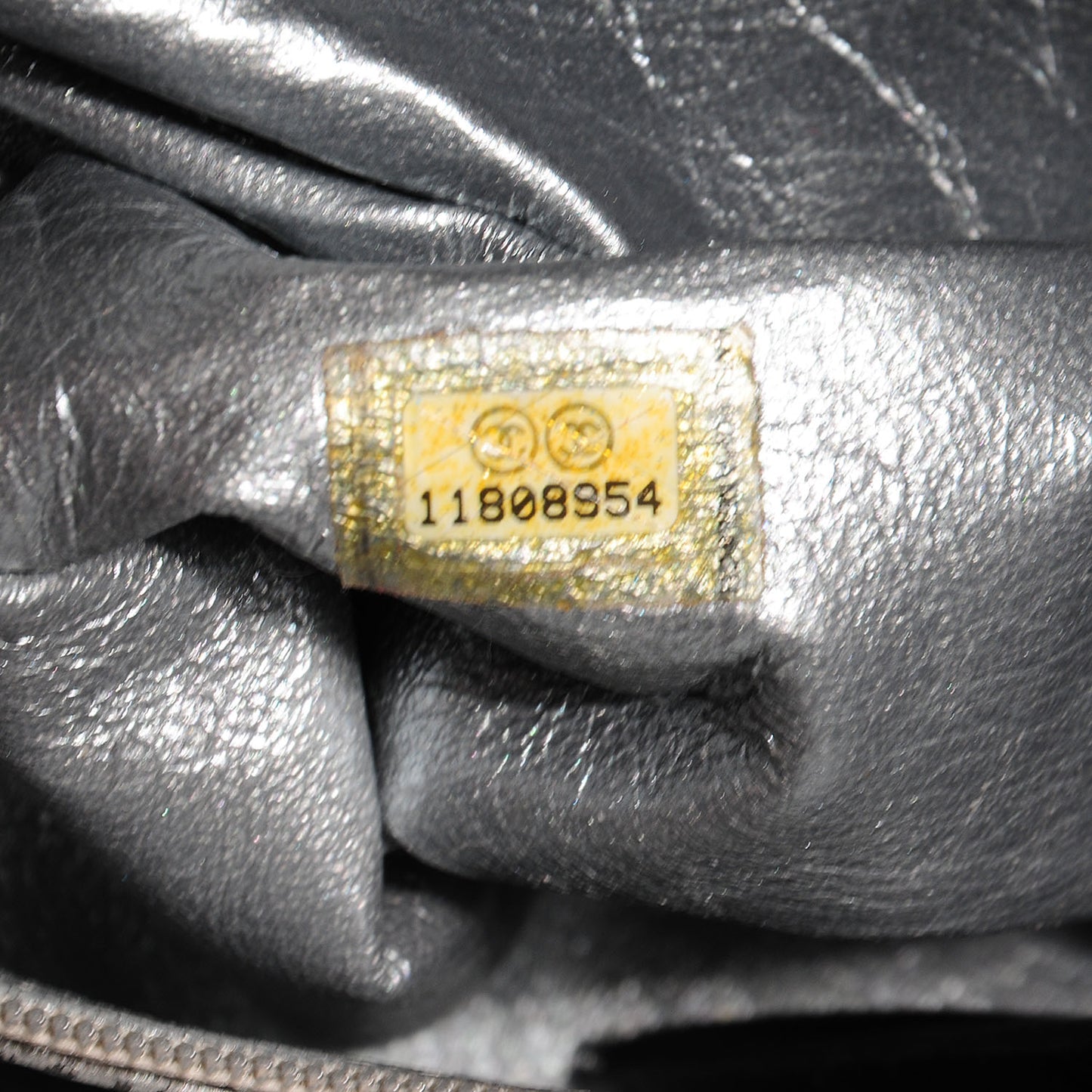 Patent Calfskin Large Luxe Ligne Tote Black