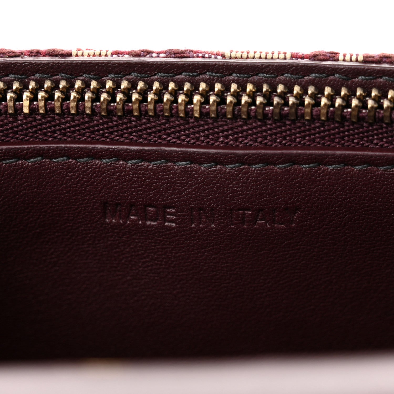 Christian Dior Oblique Saddle Belt Bag Bordeaux 7 of 12