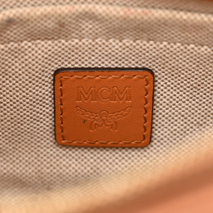 MCM Visetos Nappa Mini Delmy Chain Shoulder Bag Cognac 6 of 14