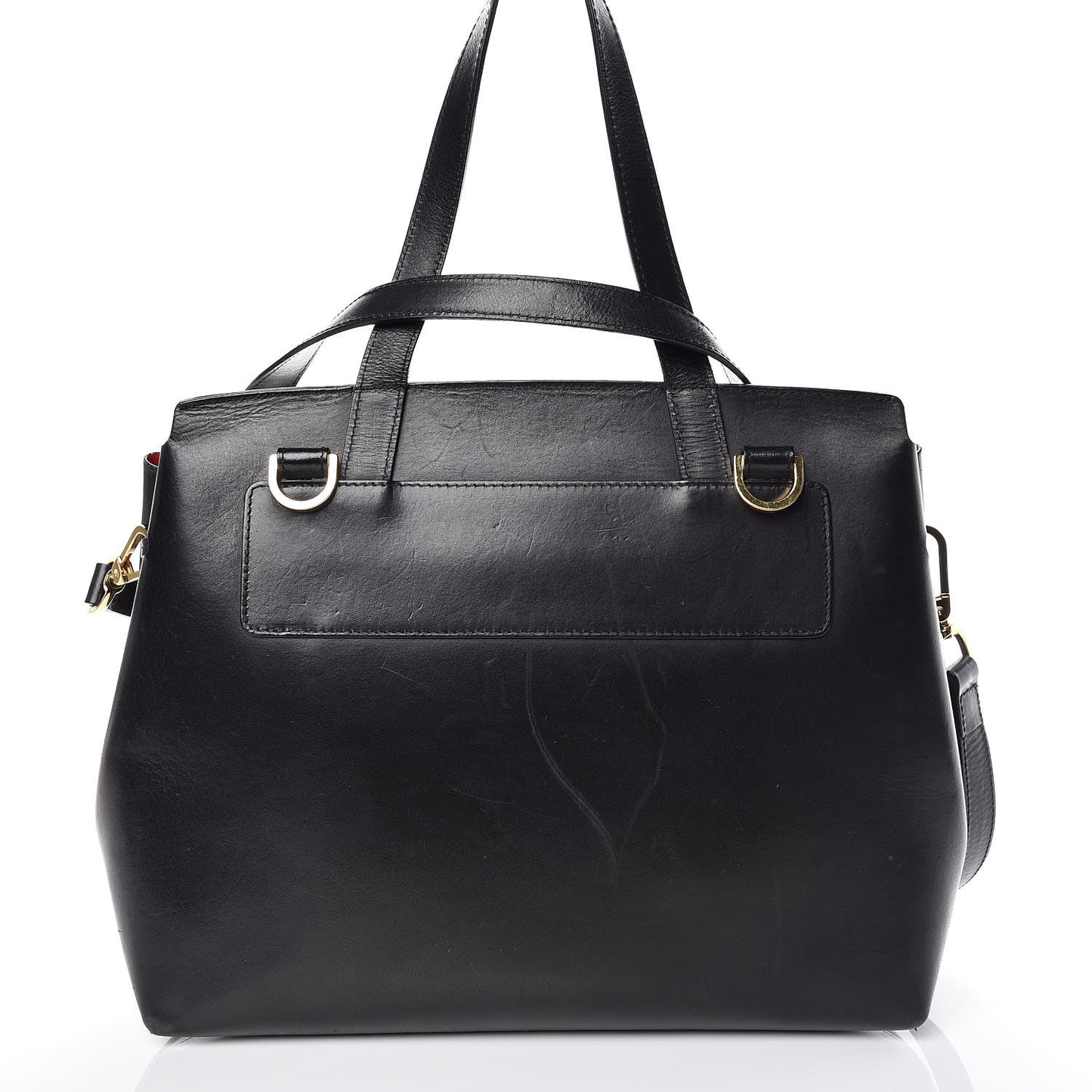 Calfskin Lady Bag Black Flamma