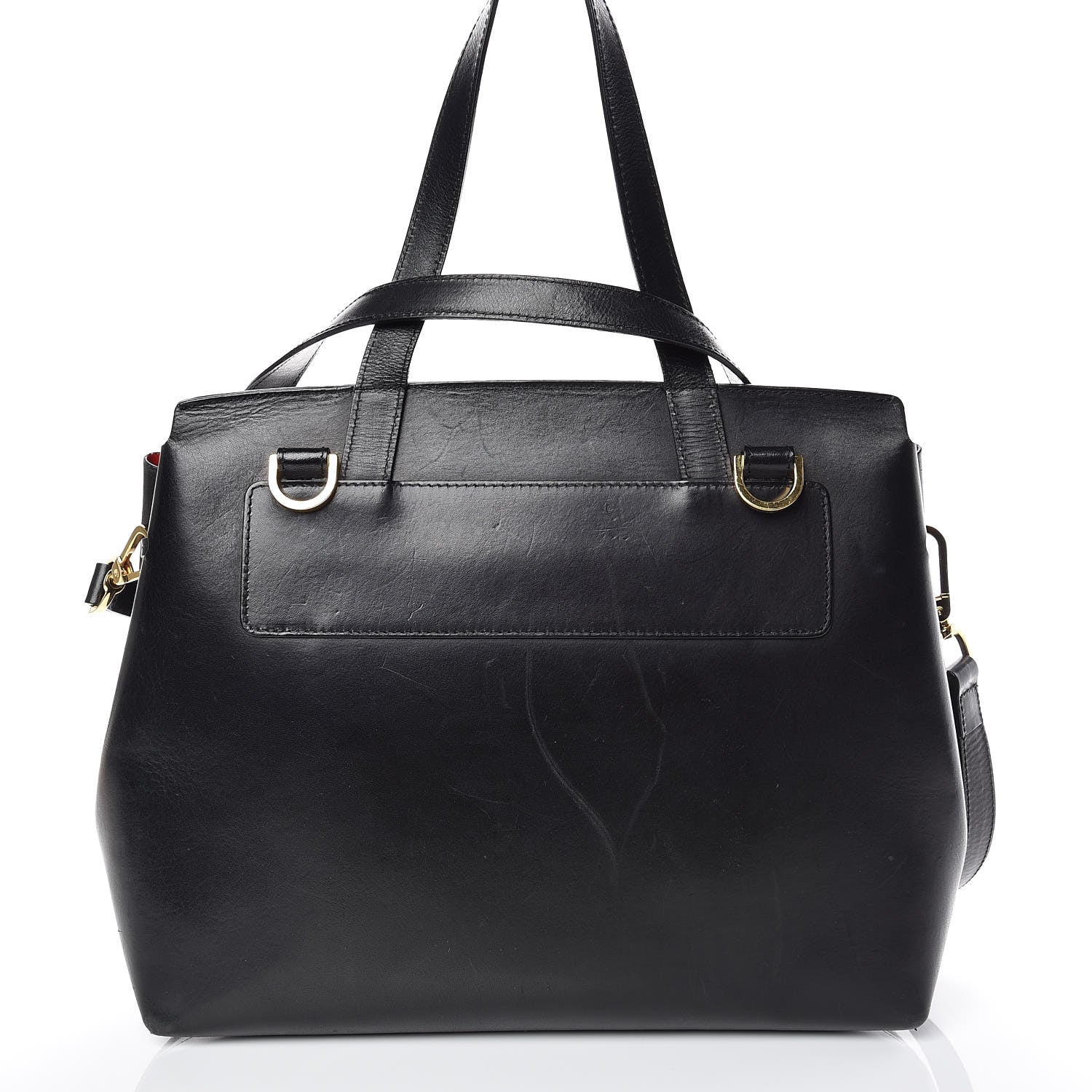 Mansur Gavriel Calfskin Lady Bag Black Flamma 13 of 26