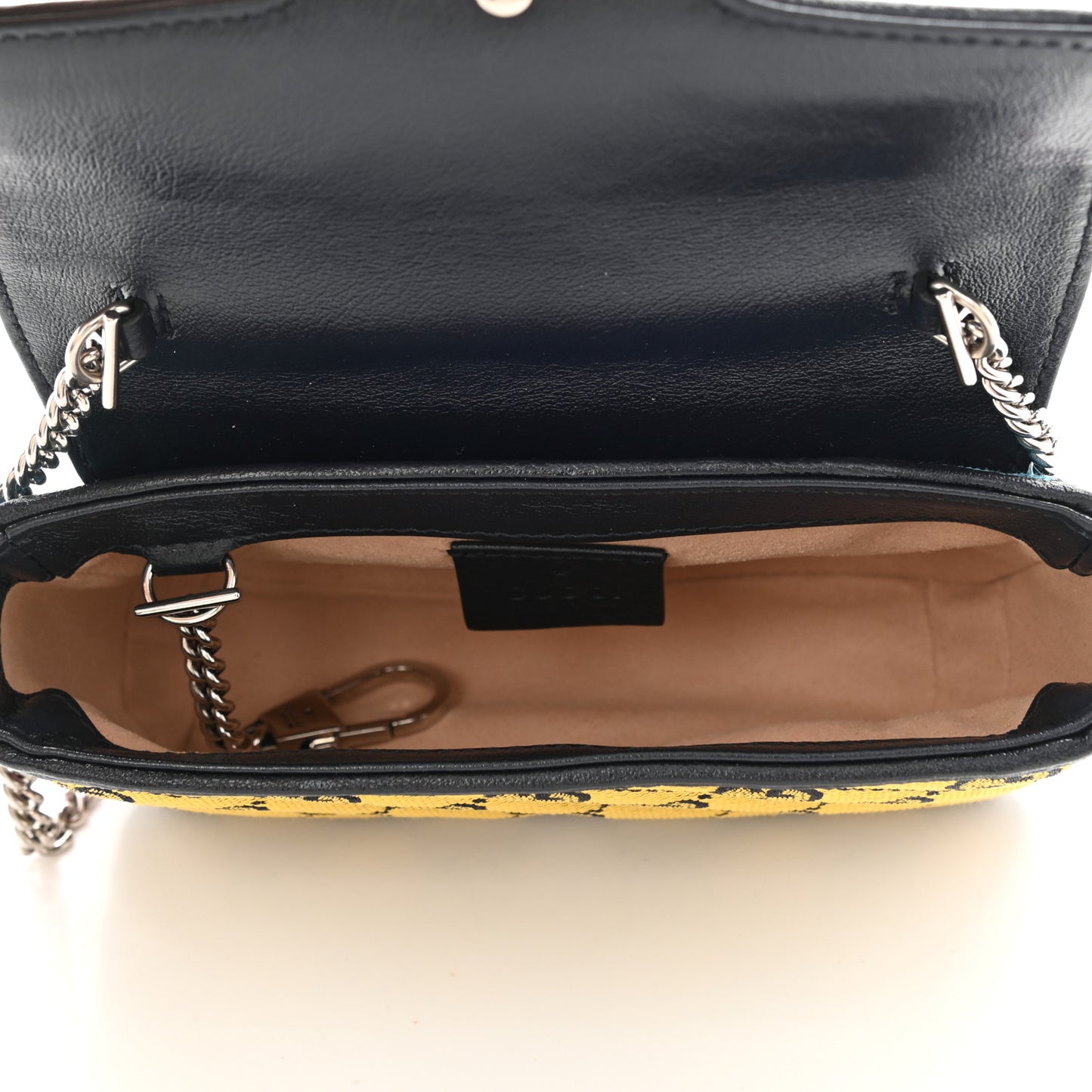 Monogram Multicolor Matelasse Diagonal Super Mini GG Marmont Shoulder Bag Green Blue Yellow Light Blue Pink