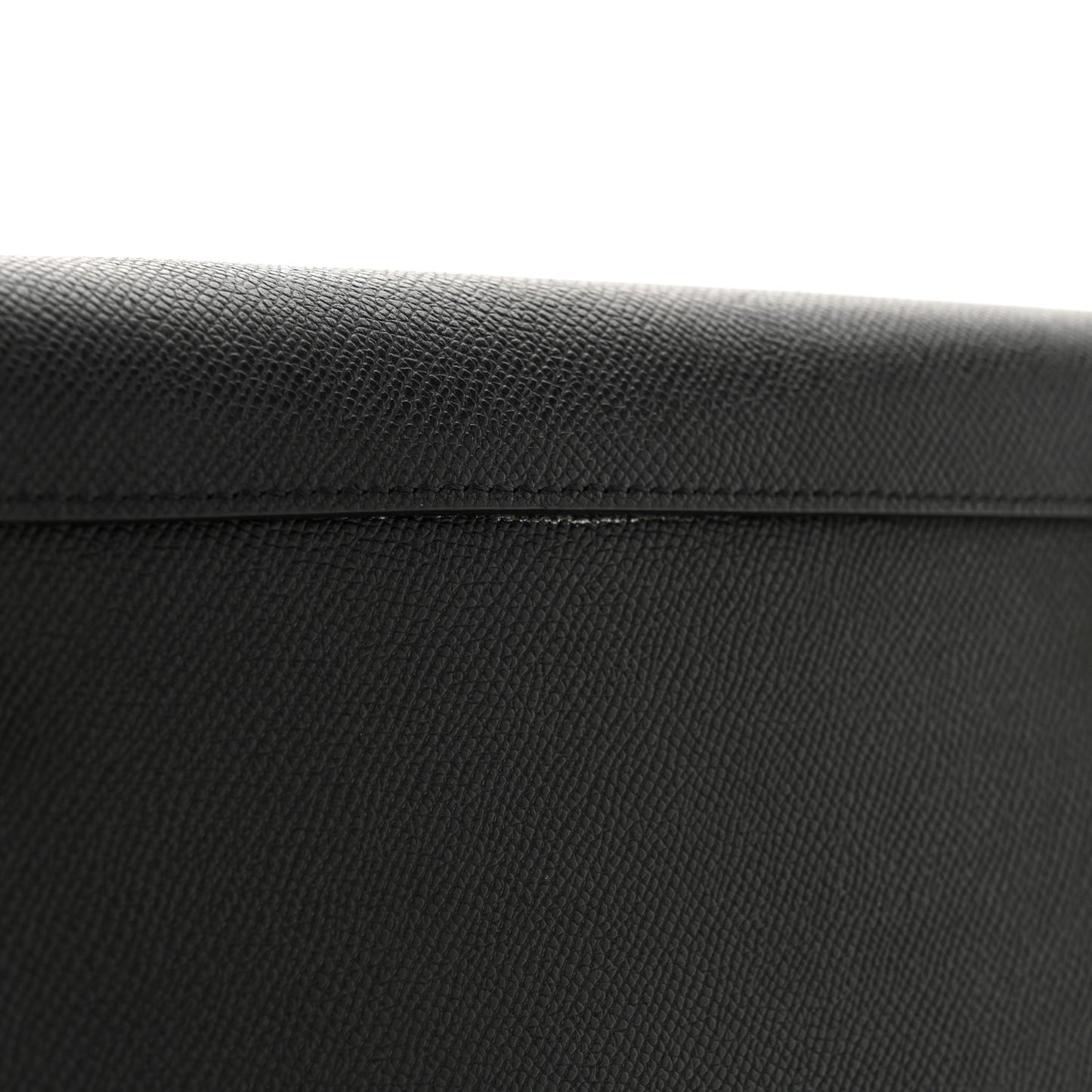 Grained Calfskin Mini Belt Bag Black