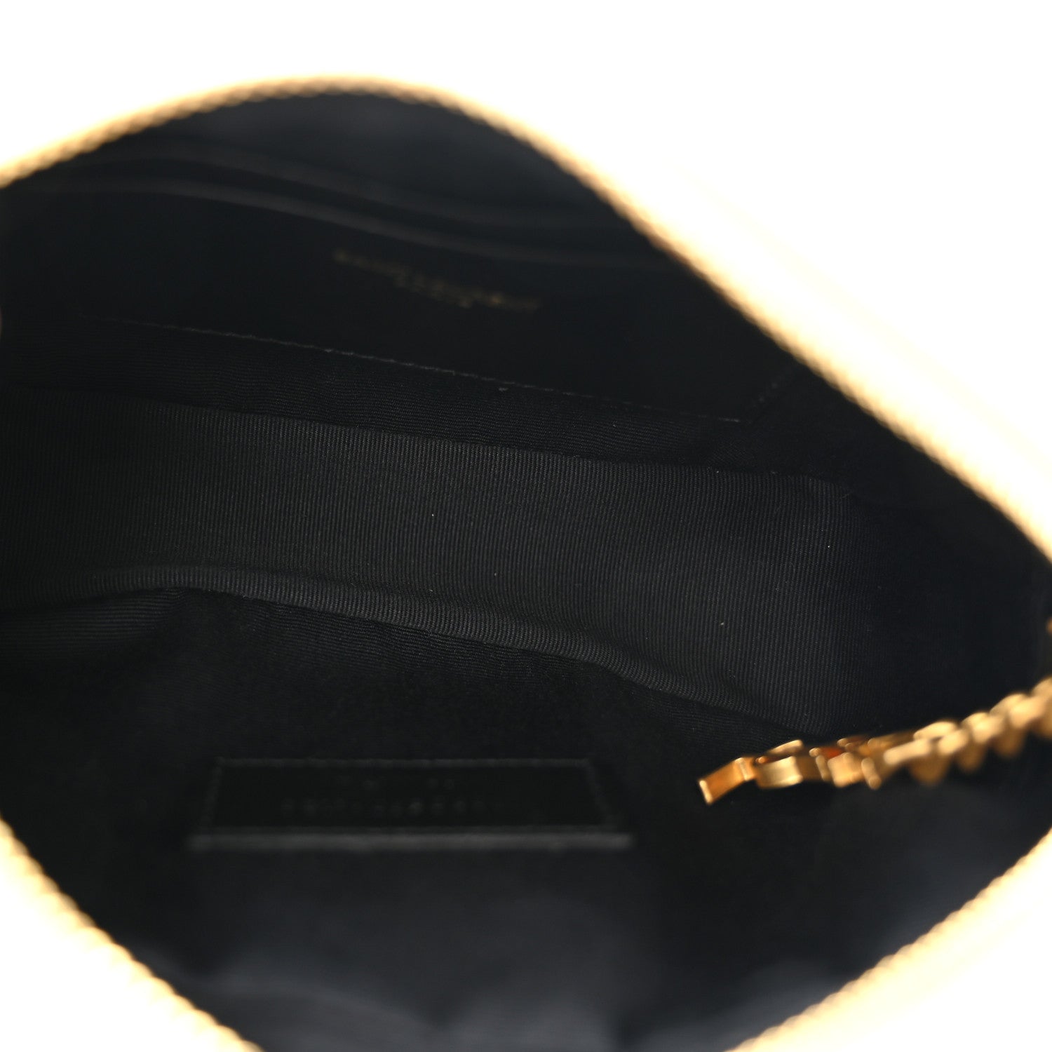 Saint Laurent Lizard Embossed Becky Camera Bag Blanc Vintage 5 of 10