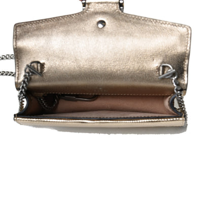 Gucci Metallic Lizard Super Mini Dionysus Shoulder Bag Gold 4 of 12