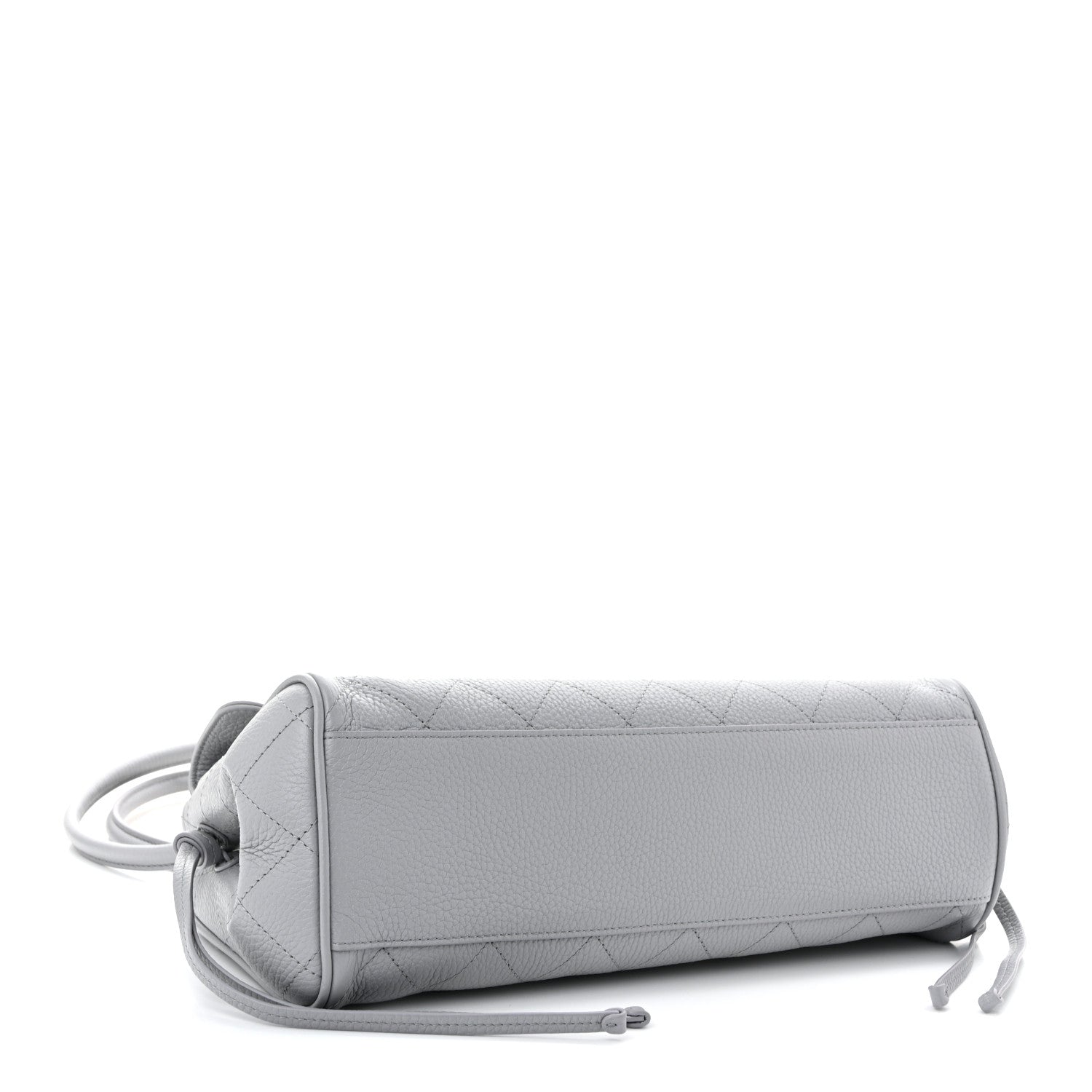 Chanel Grained Calfskin Stitched Urban Essentials Small Shopping Bag Grey 4 of 10