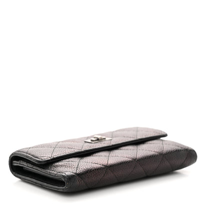 Chanel Caviar Quilted Reissue Flap Card Holder Black 4 of 10