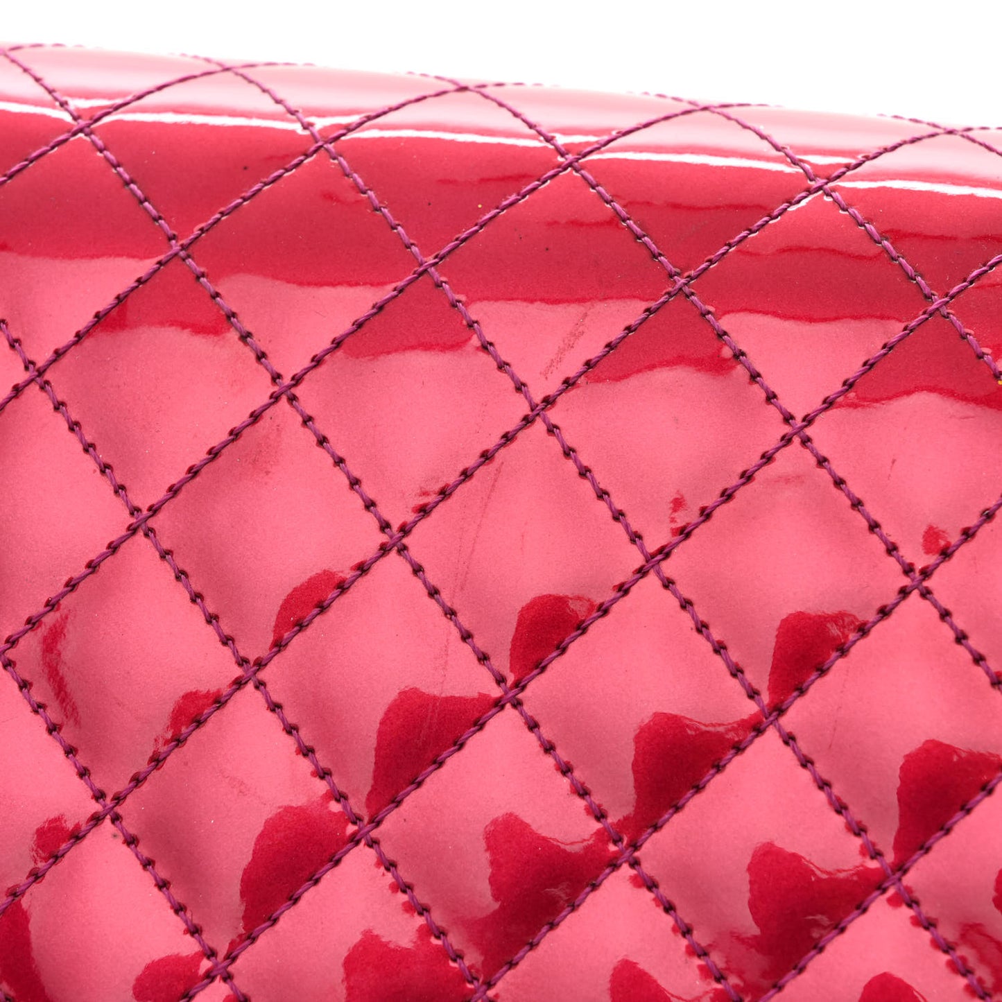 Quilted Patent Pink