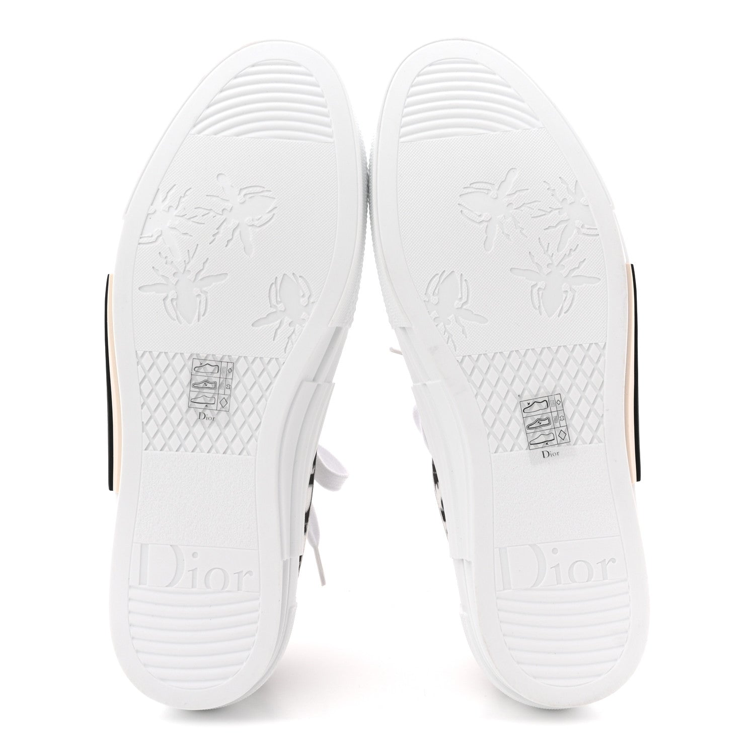 Dior ホワイト Christian Dior Technical Canvas Oblique Mens B23 Low Top Sneaker