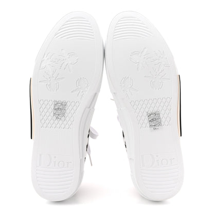 Christian Dior Technical Canvas Oblique Mens B23 Low Top Sneaker 43 White Black 6 of 10