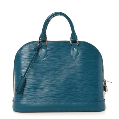 Louis Vuitton Epi Alma PM Cyan 1 of 9