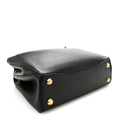 Balenciaga Natural Smooth Calfskin Small Rodeo Top Handle Handbag Black 4 of 9