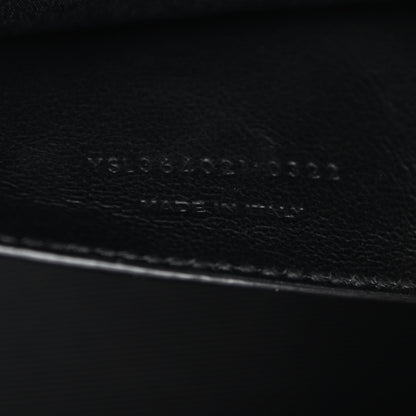 Saint Laurent Grain De Poudre Medium Classic Monogram Kate Satchel Black 7 of 8