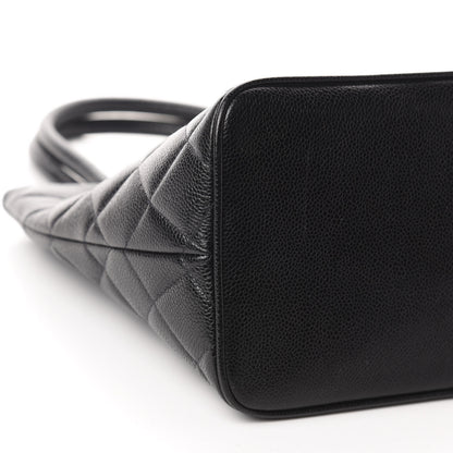 Chanel Caviar Quilted Medallion Tote Black 6 of 11