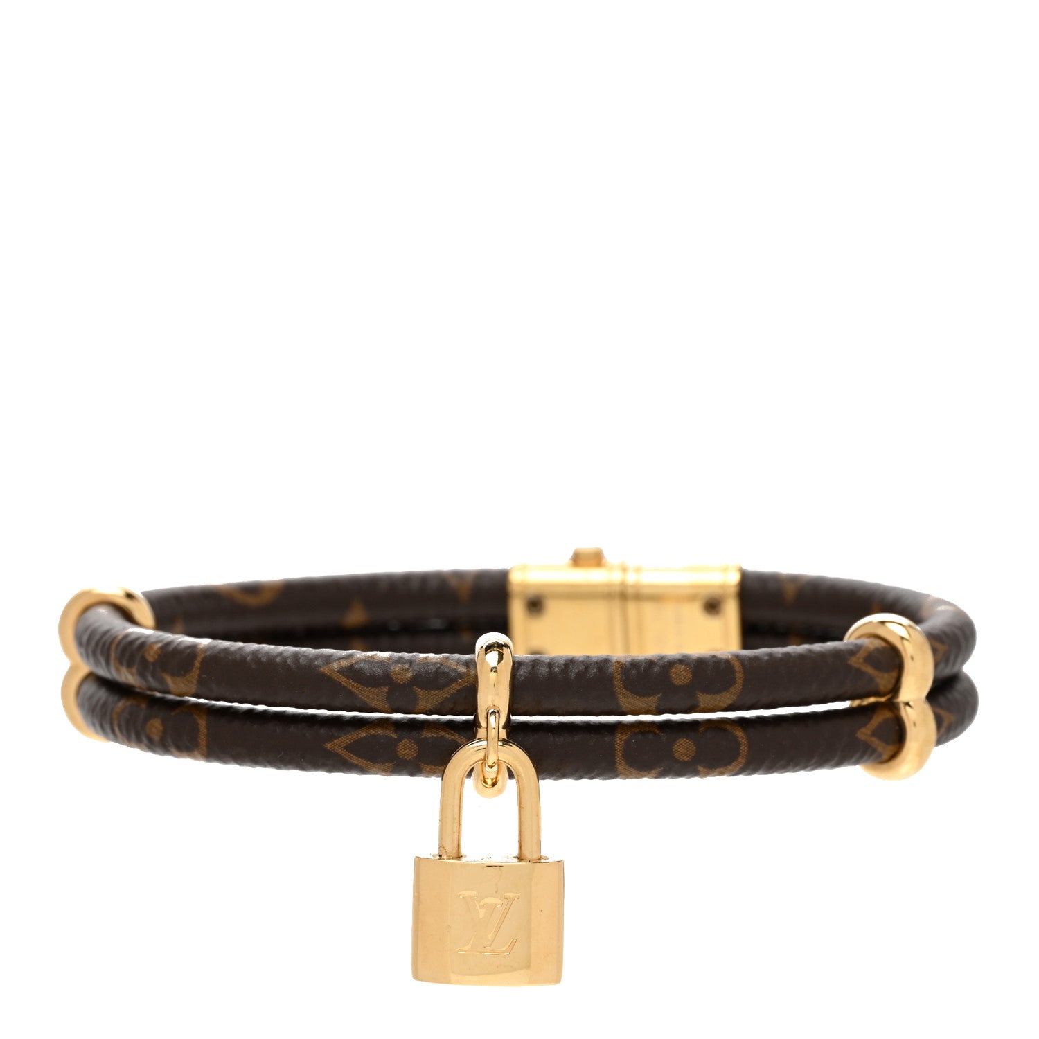 Louis Vuitton Monogram Keep It Twice Bracelet 19 1 of 4