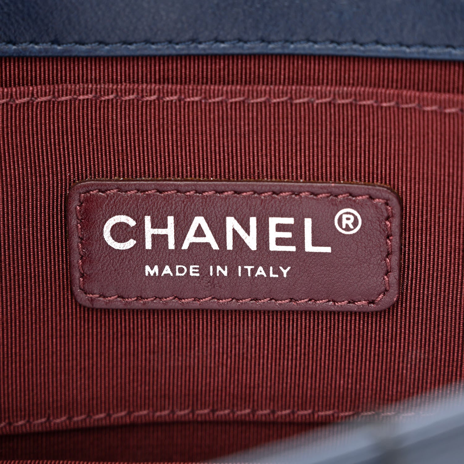 Chanel Lambskin Horizontal Boy Brick Flap Blue 5 of 9