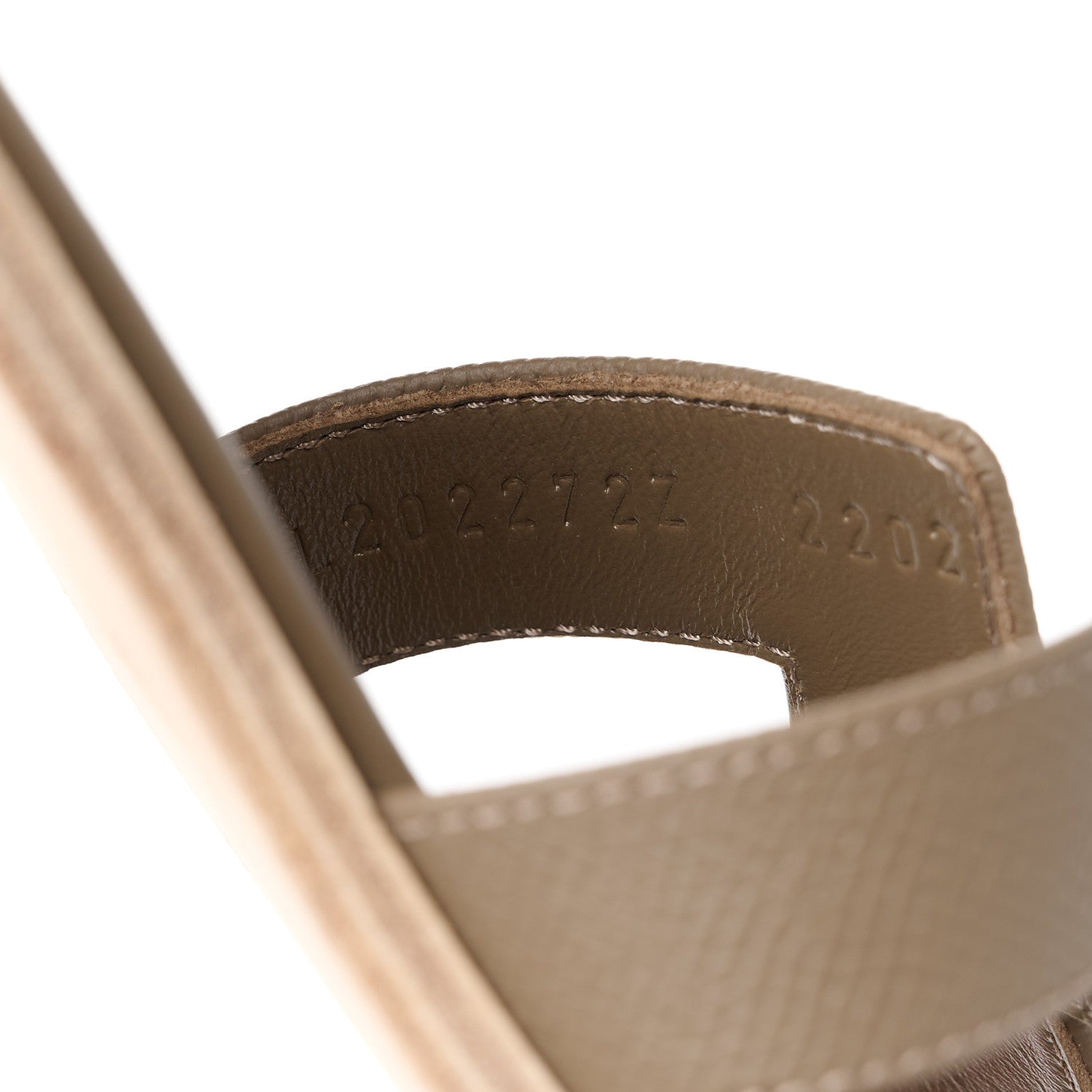 Hermes Epsom Oran Sandals 36 Etoupe 8 of 8