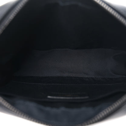 Saint Laurent Calfskin Matelasse Monogram Monochrome Lou Camera Bag Black 5 of 10