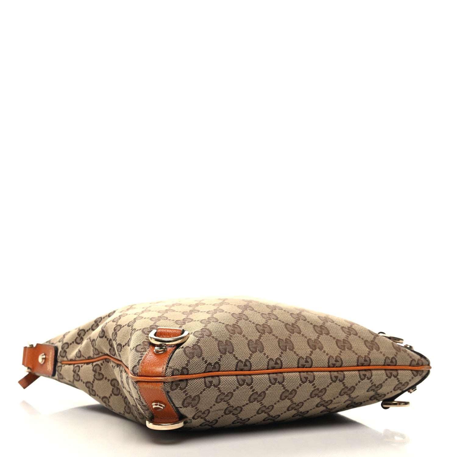 Gucci Monogram Abbey Messenger Bag Tan 4 of 13