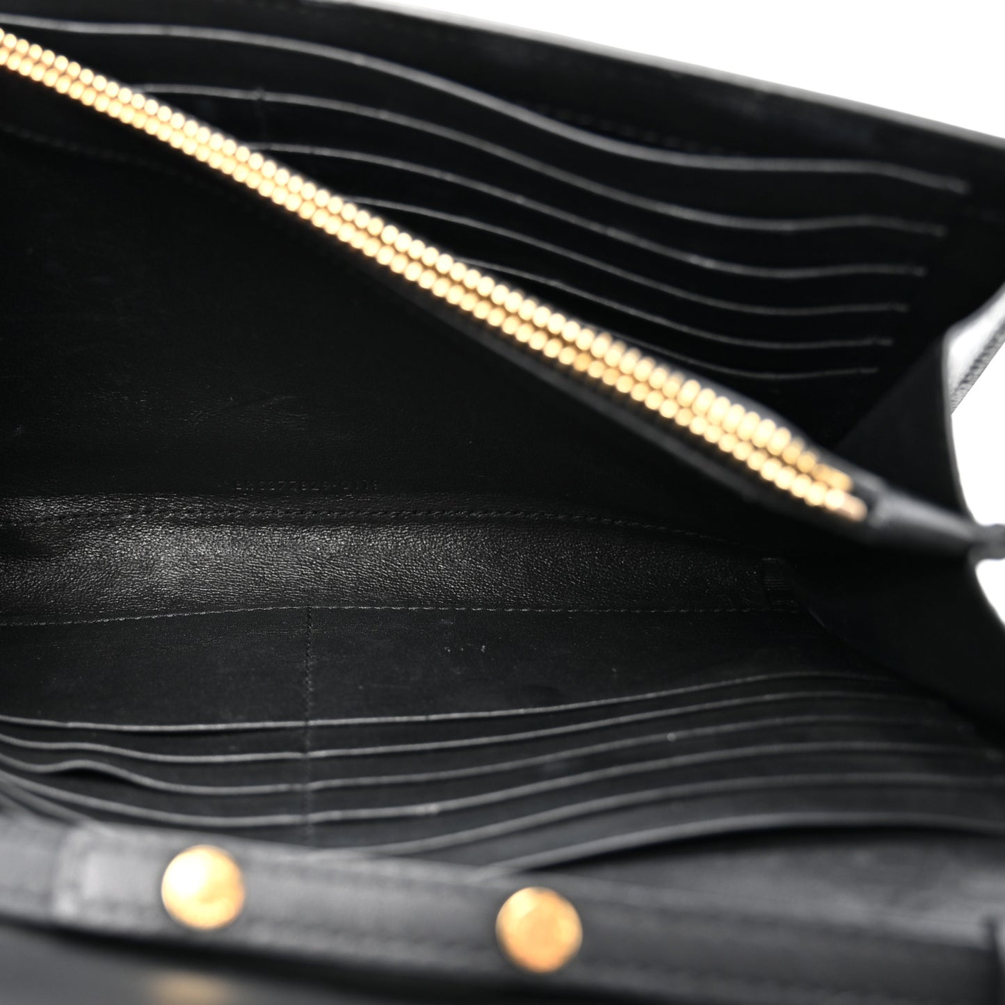 Grain De Poudre Zodiac Print Small Monogram Kate Satchel Black Black