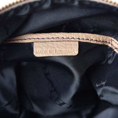 Burberry Grainy Calfskin Canvas Nevinson Bowling Bag Beige 7 of 14
