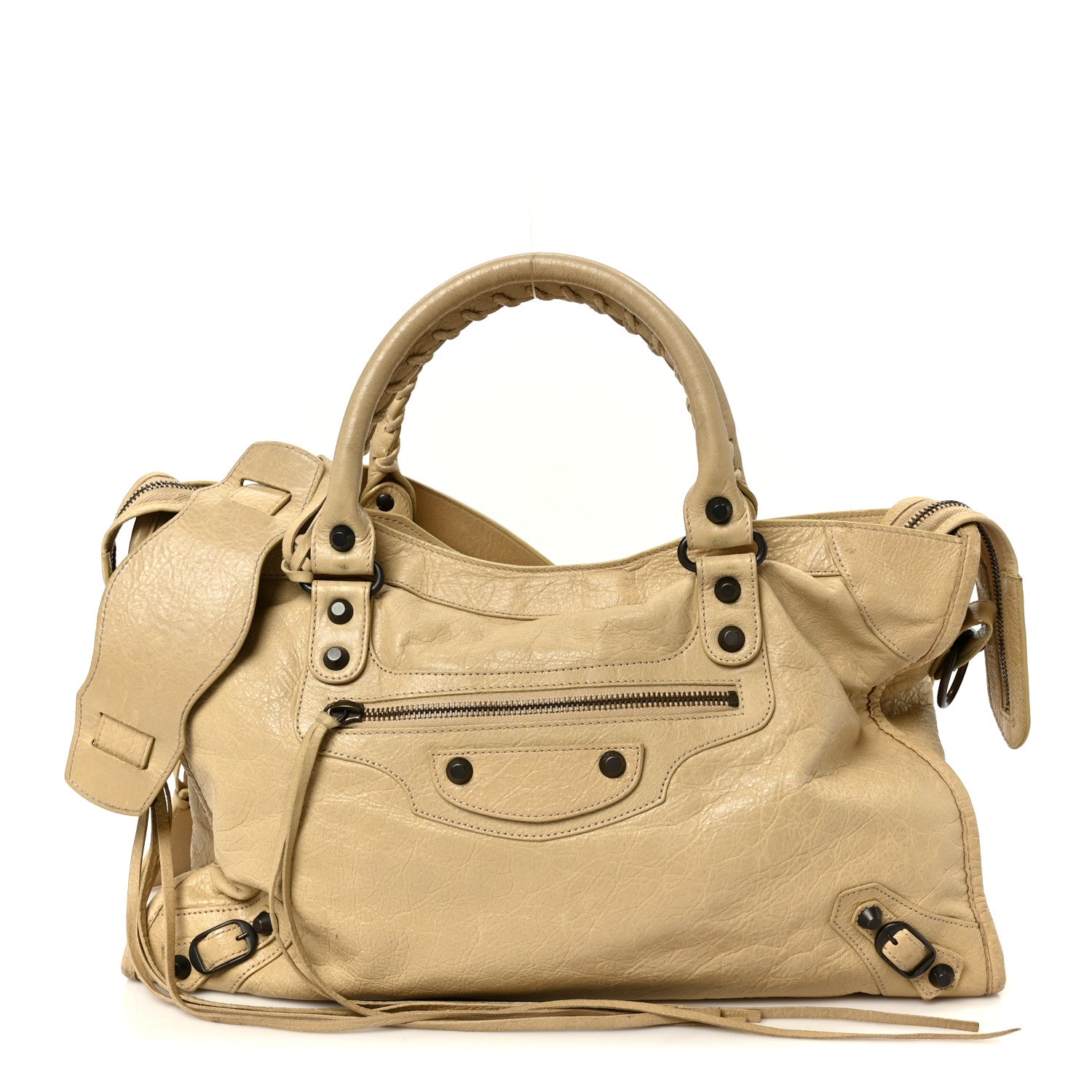 Balenciaga Agneau Classic Hardware City Dune 1 of 11