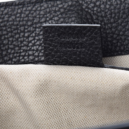 Gucci Calfskin GG Marmont Messenger Bag Black 7 of 10