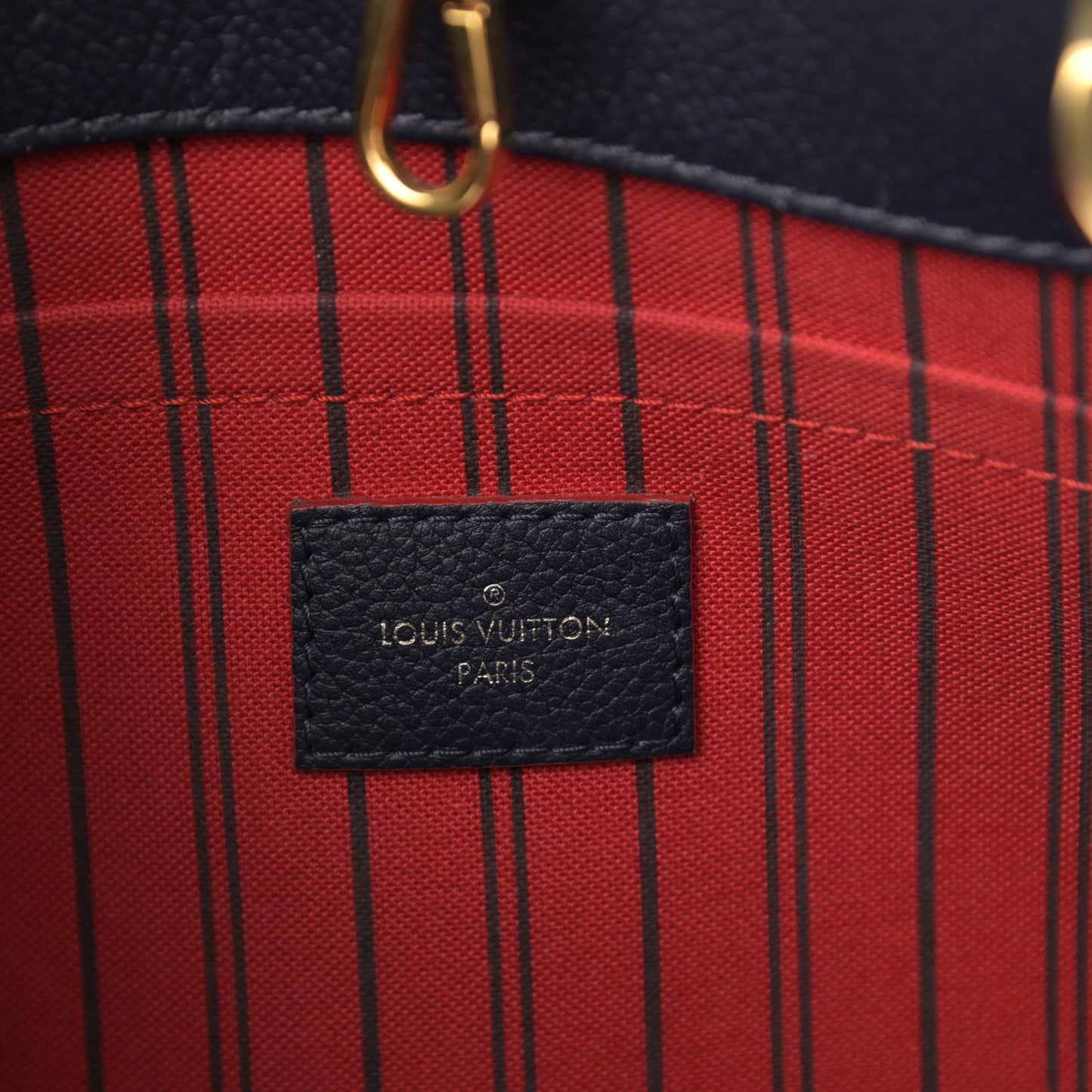 Empreinte Montaigne MM Marine Rouge