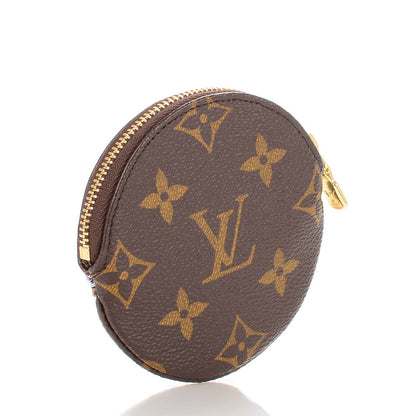 Louis Vuitton Monogram 2016 Christmas Animation Round Coin Purse Rouge 3 of 7