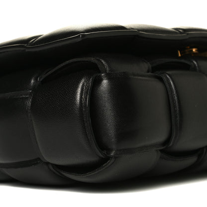Bottega Veneta Lambskin Maxi Intreccio Padded Chain Cassette Crossbody Bag Black 10 of 12
