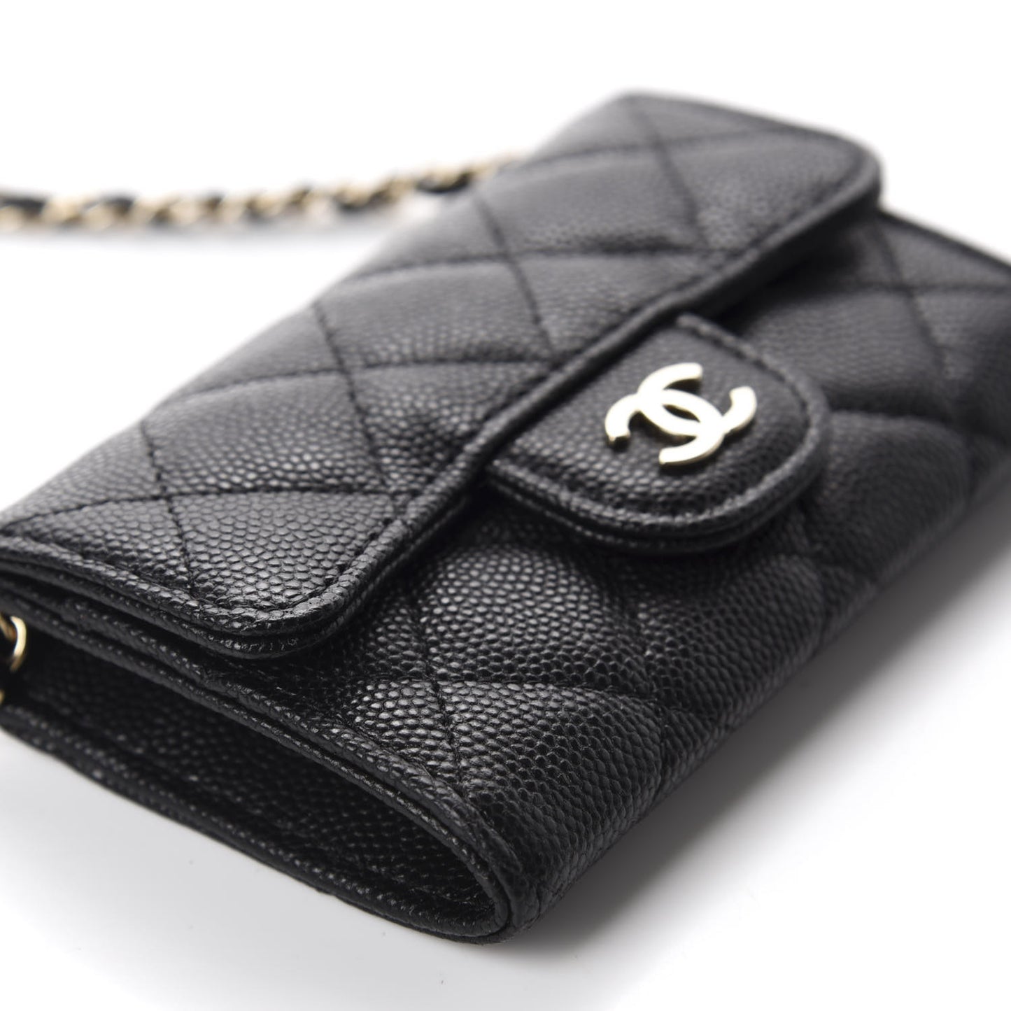 Caviar Quilted Belt Bag Black