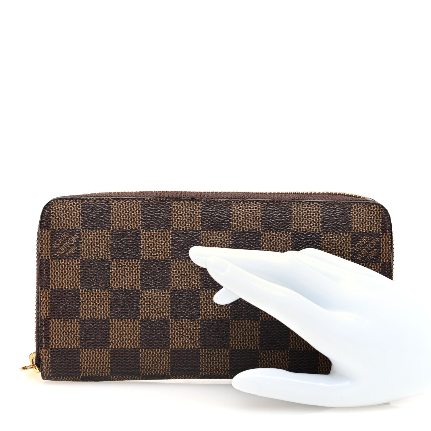Louis Vuitton Damier Ebene Zippy Wallet 2 of 6