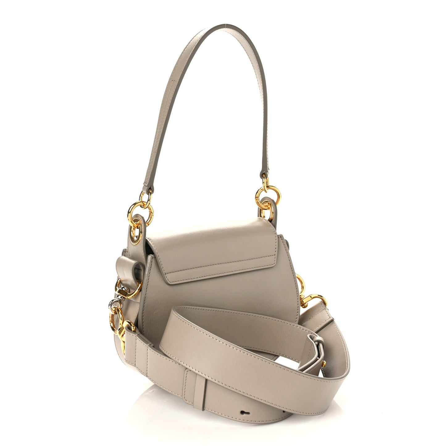 Calfskin Small Tess Bag Motty Grey