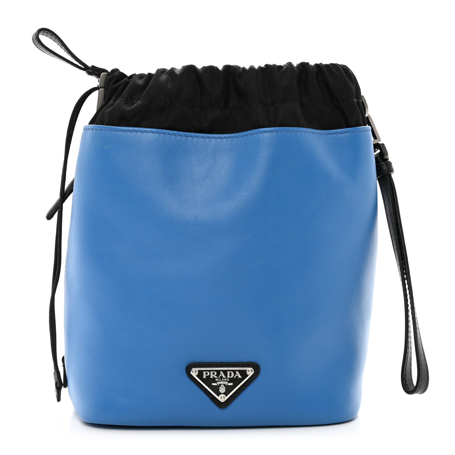 Prada Grace Lux Drawstring Pouch Marea Black 1 of 8