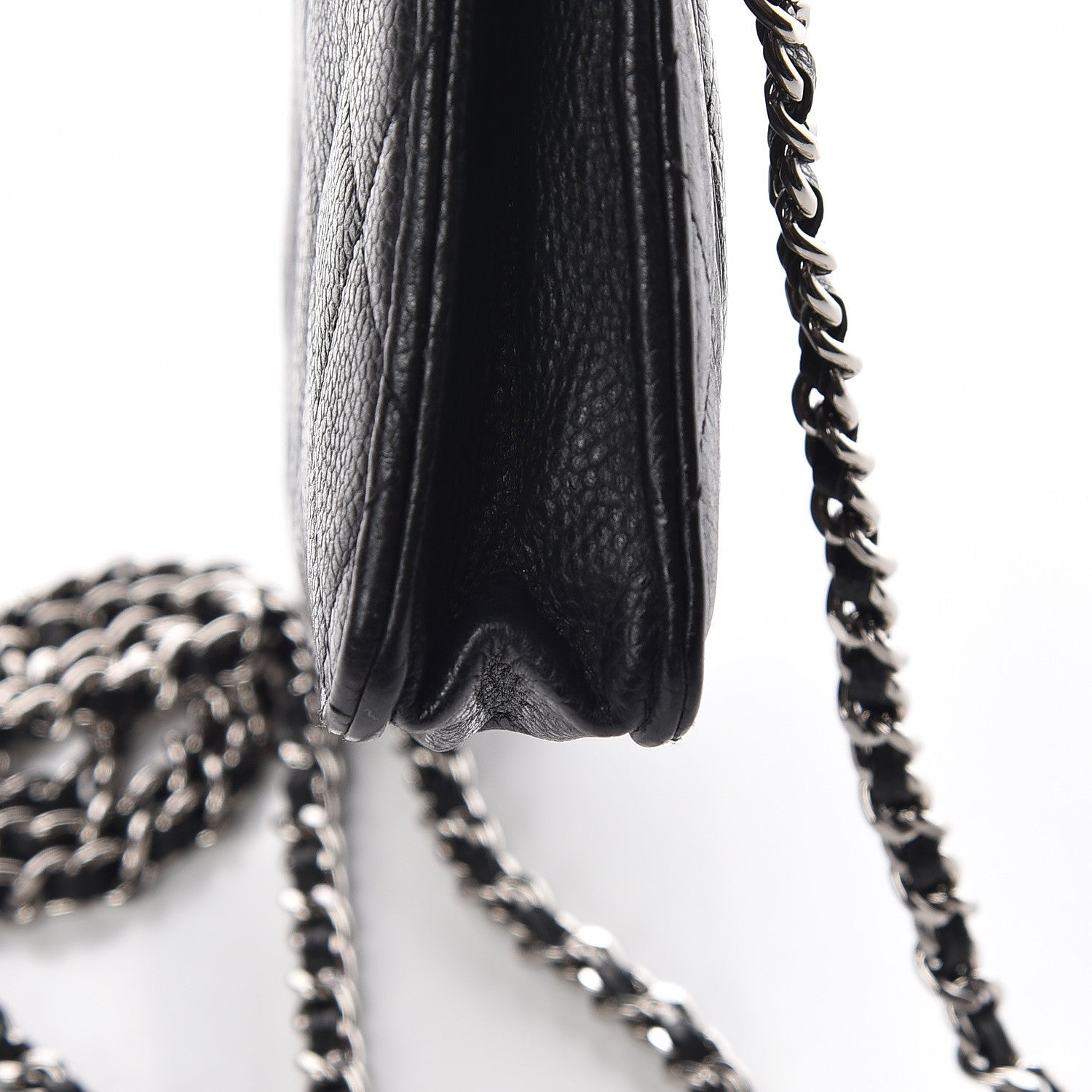 Chanel Caviar Quilted Wallet On Chain WOC Black 17 of 17