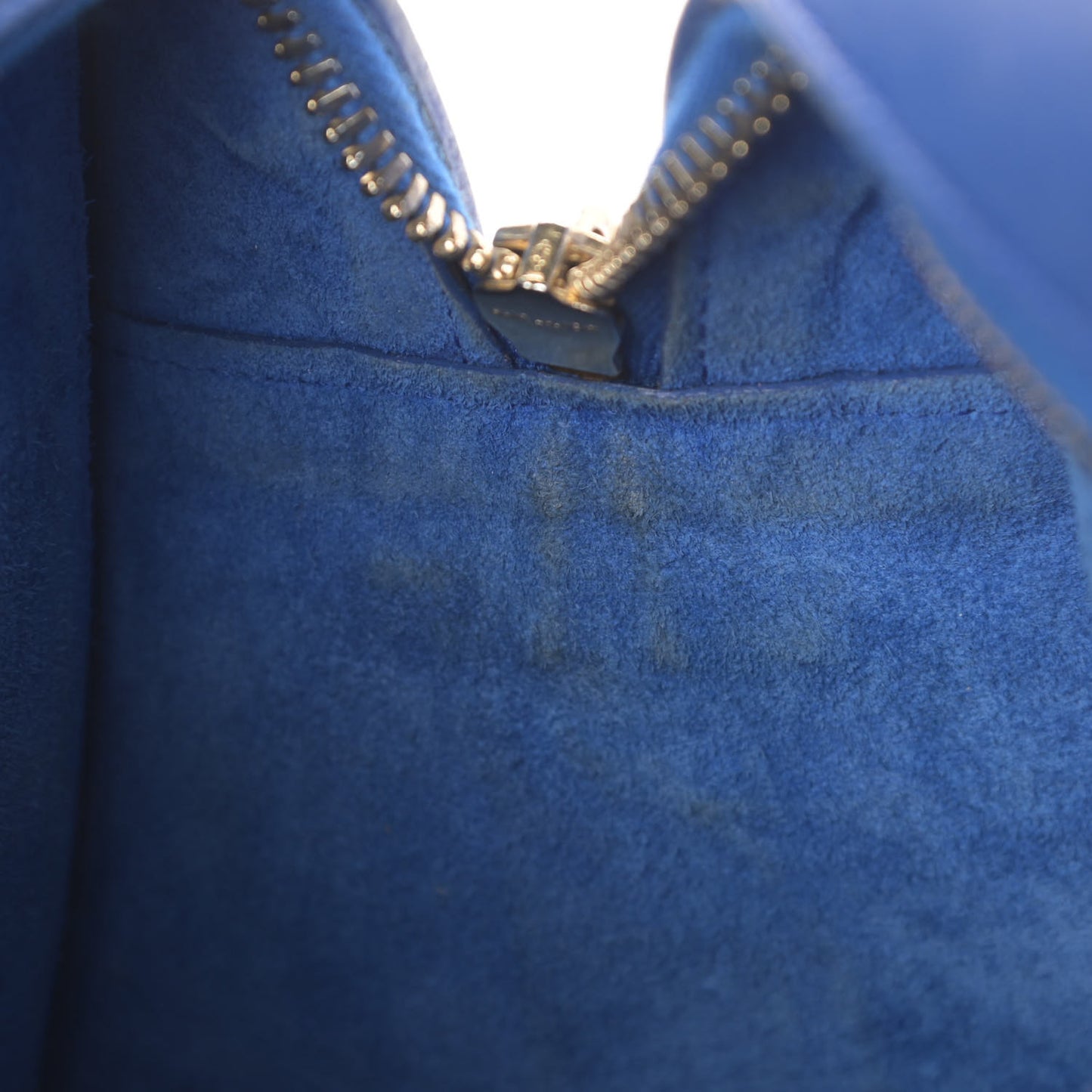 Calfskin Monogram Baby Cabas Blue