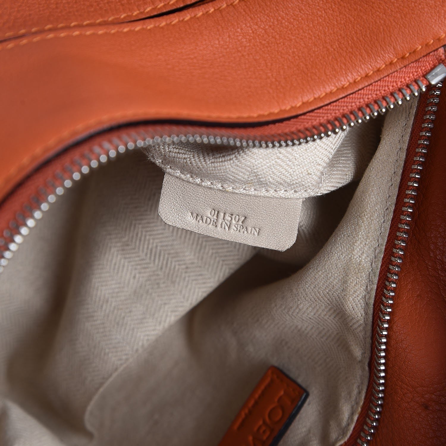 Loewe Calfskin Puzzle Bag Orange 8 of 9