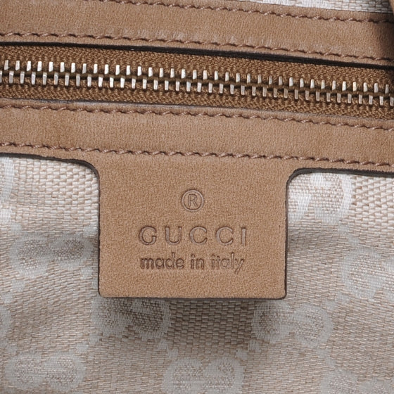 Nubuck Large Soft Stirrup Shoulder Bag Light Brown