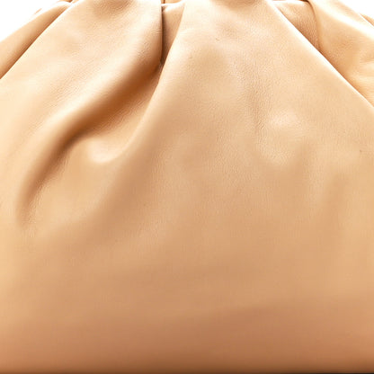 Bottega Veneta Smooth Butter Calf The Pouch Oversized Clutch Almond 9 of 12