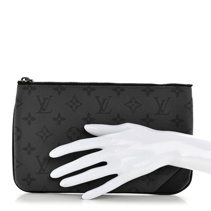Louis Vuitton Reverse Monogram Eclipse Trio Messenger Small Pochette 2 of 8
