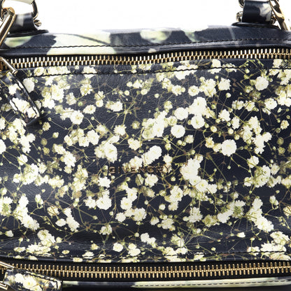 Givenchy Lambskin Baby's Breath Print Medium Pandora Black 10 of 10