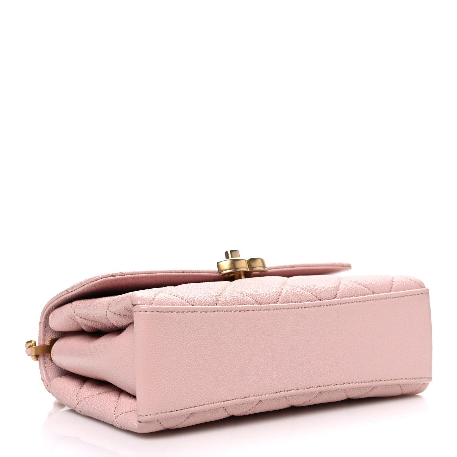 Chanel Caviar Quilted Small Carry Me Top Handle Flap Pink 4 of 10