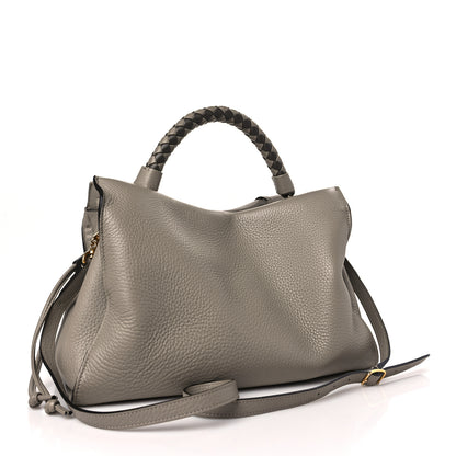 Mulberry Heavy Grain Iris Tote Powder Grey Dark Clay 3 of 8