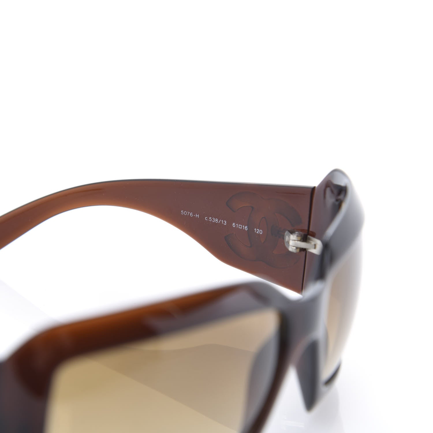 Chanel Mother of Pearl Sunglasses 5076-H Brown 5 of 9