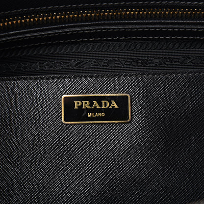 Prada Saffiano Medium Galleria Double Zip Tote Black 5 of 9