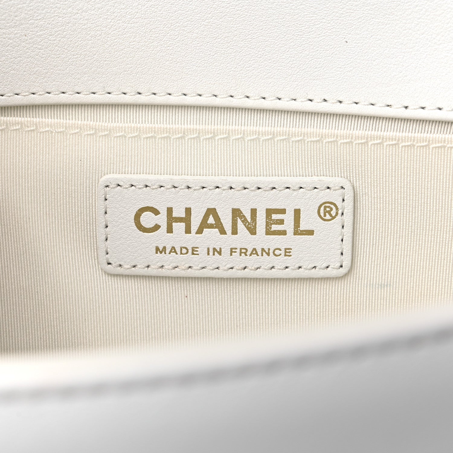 Chanel Calfskin Quilted Medium Boy Flap White 6 of 13