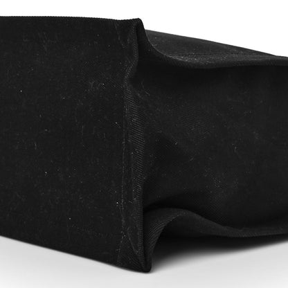 Saint Laurent Linen Calfskin Rive Gauche Tote Black 10 of 10
