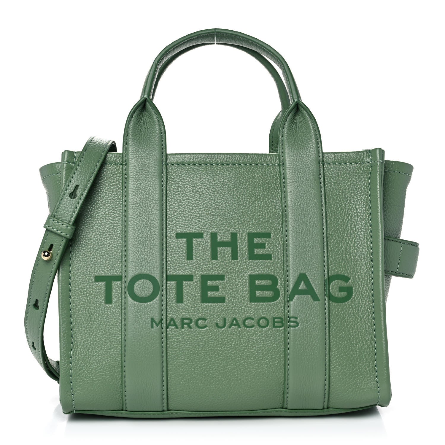 Marc Jacobs Grained Calfskin Small The Tote Bag Aspen Green 1 of 10