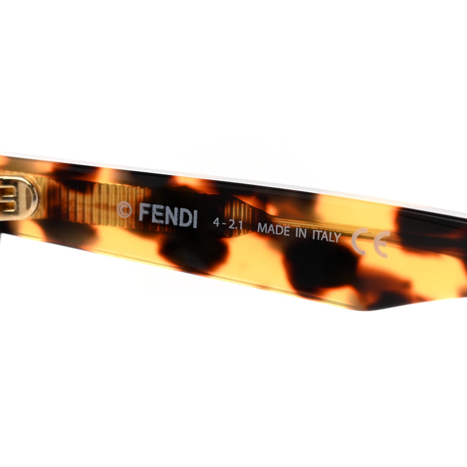 Fendi Acetate Butterfly Sunglasses FE40010U Havana Smoke 6 of 6