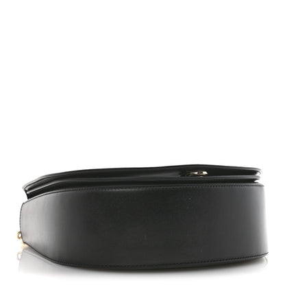 Salvatore Ferragamo Calfskin Large Vela Flap Bag Black 4 of 11
